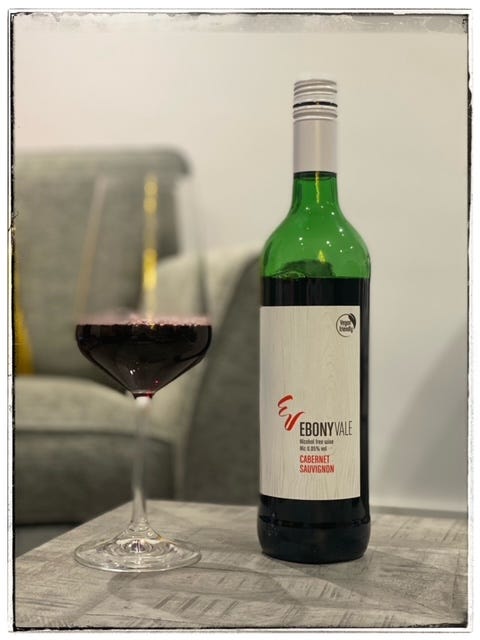 Image of a bottle of no/lo red wine