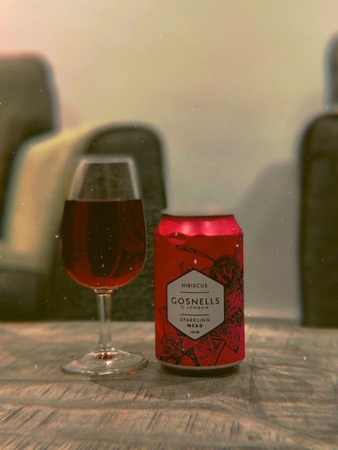 Image of a can of pink sparkling mead