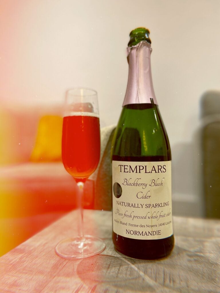 Image of a bottle of sparkling French cider