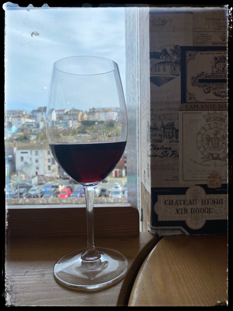 Image of a glass of red wine