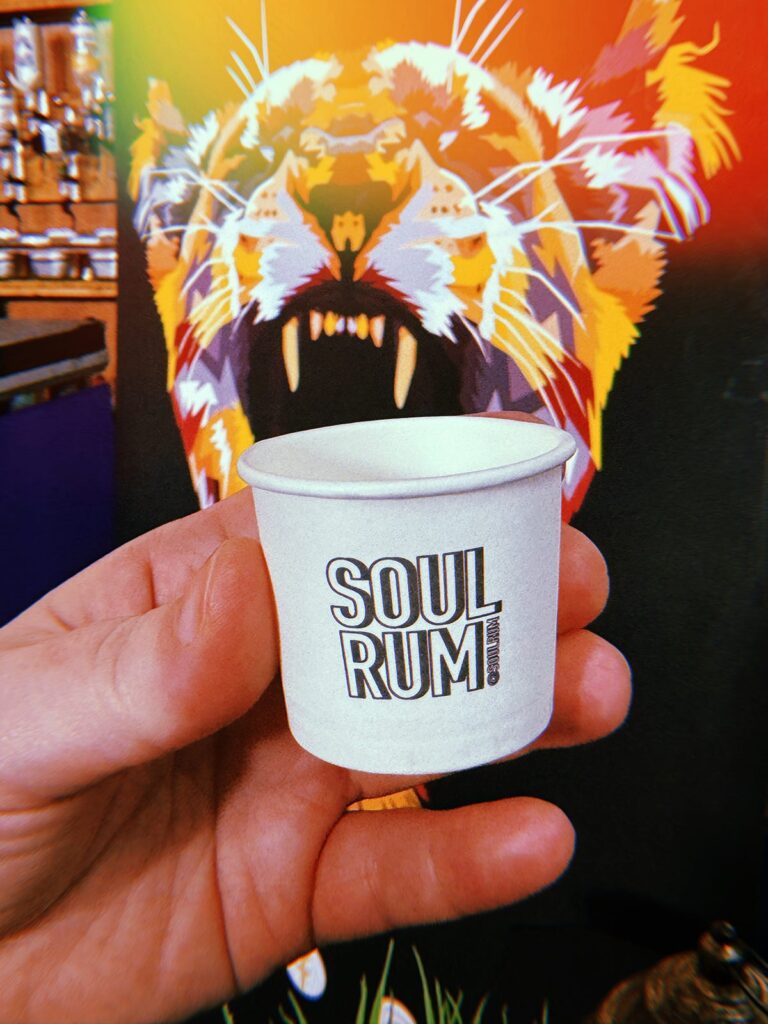 Image of a paper tasting cup