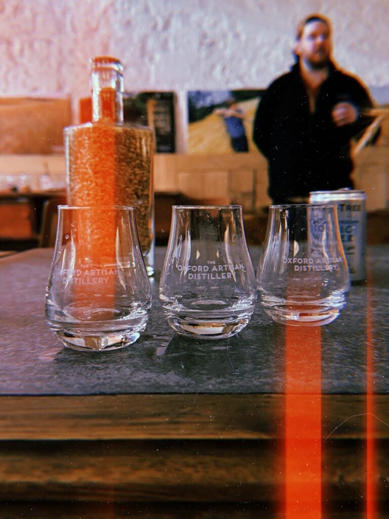 Image of three spirits tasting glasses